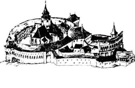 Skizze Burg