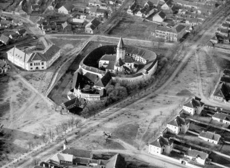 Luftansicht Kirchenburg